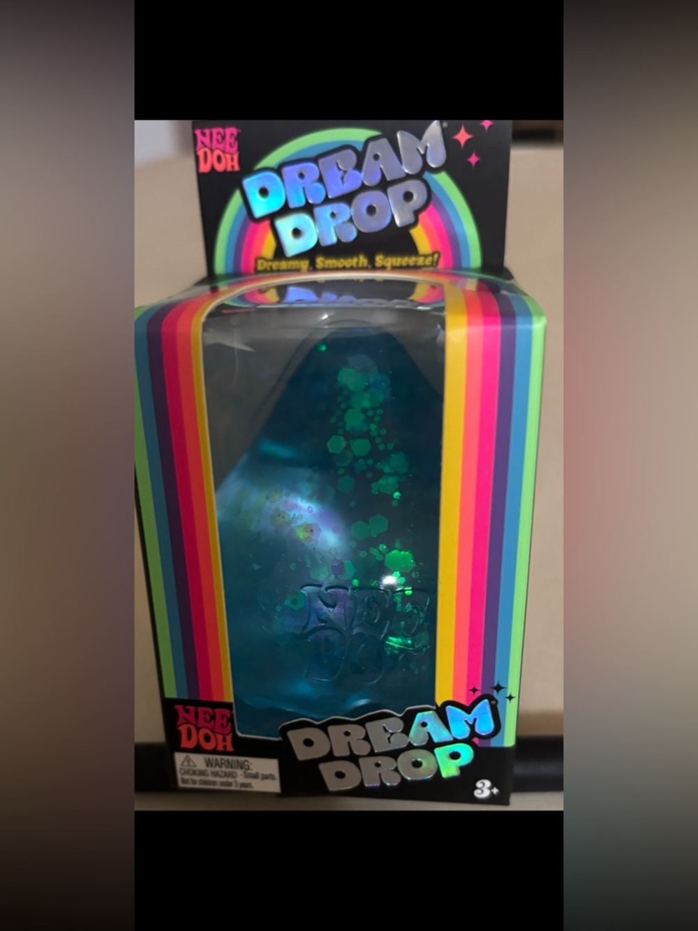 NEW! Blue Glitter Needoh Dream Drop